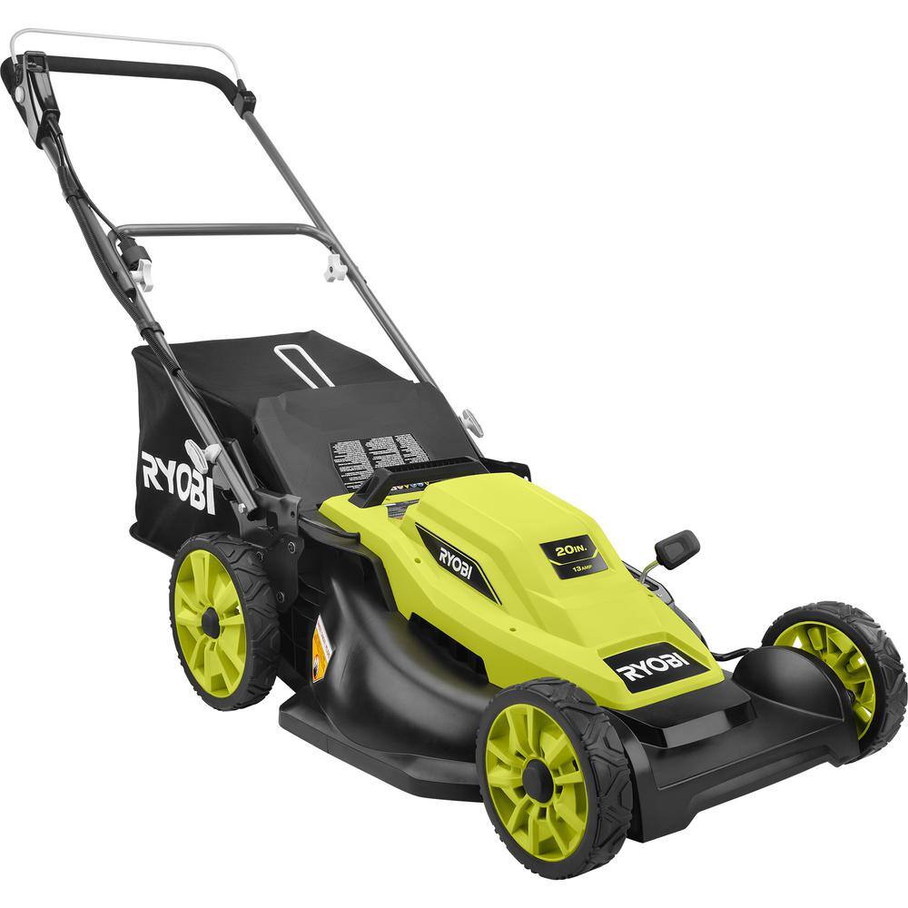 RYOBI 20 in. 13 Amp Electric Walk Behind Lawn Mower RYAC200