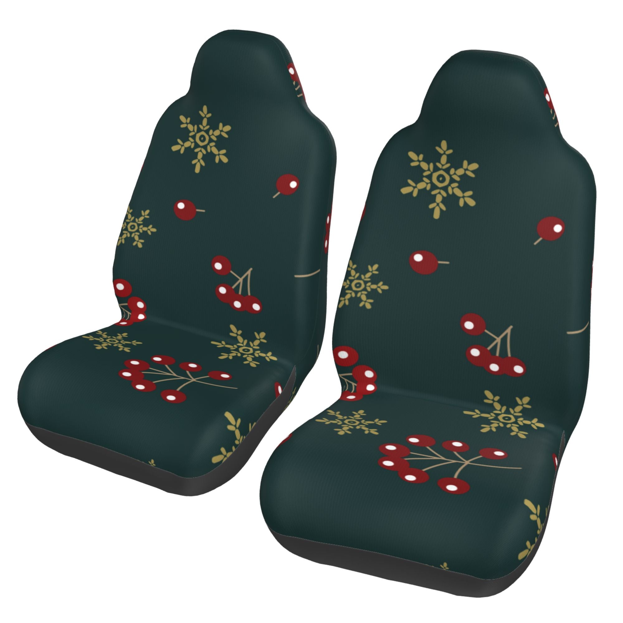 ZICANCN Car Seat Cover Bohemian Christmas Festive Style Car Front Seat Covers Protectors ， Automotive Seat Covers for Cars Trucks Suv