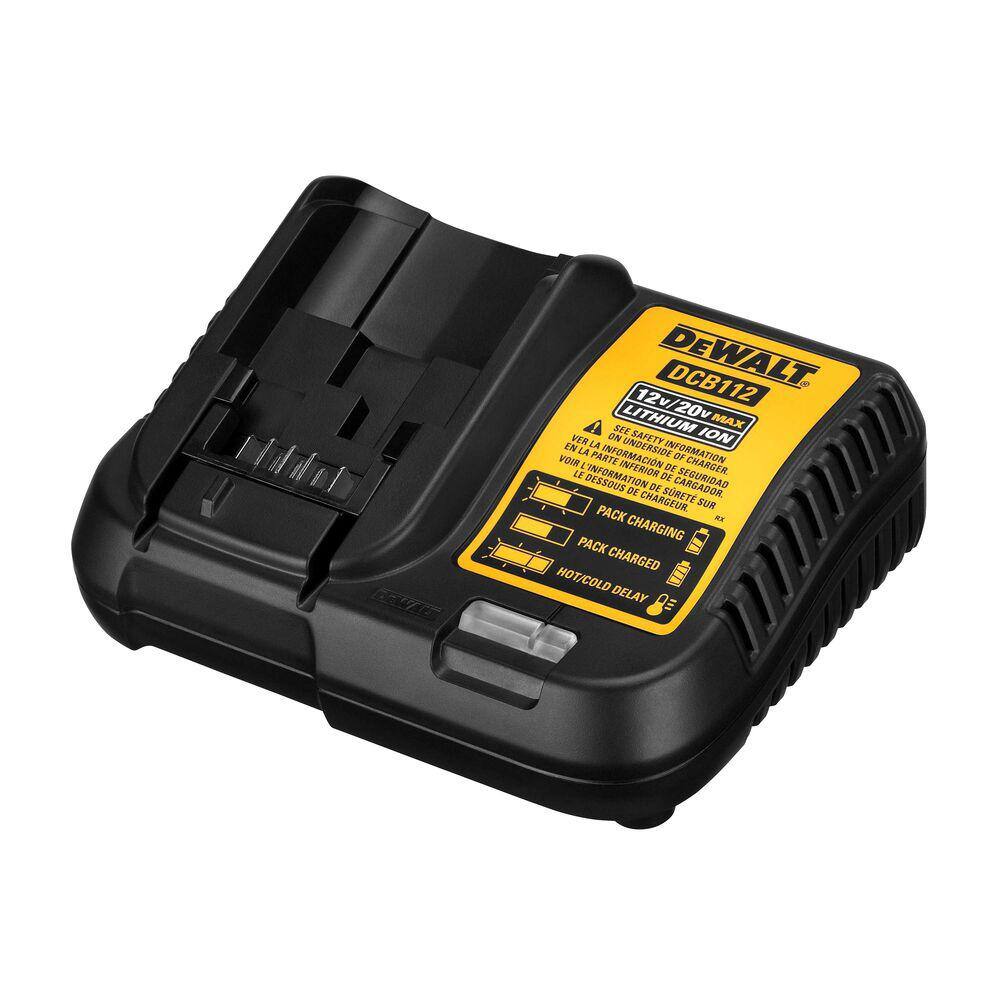 DW 20V MAX Compact Lithium-Ion 3.0Ah Battery Pack (3-Pack) with 12-Volt to 20-Volt MAX Charger DCB230CWCB230-2