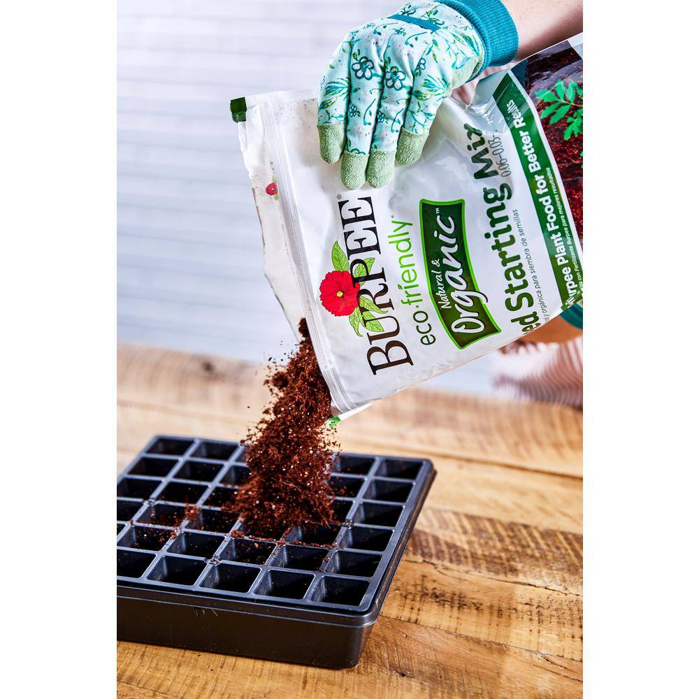 Burpee Natural  Organic 8 qt. Seed Starting Mix (4-Pack) DCBP8SS4