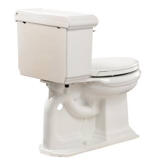 KOHLER Memoirs 2-Piece 1.28 GPF Single Flush Elongated Toilet in White Seat Included (9-Pack) K-10493-9-0