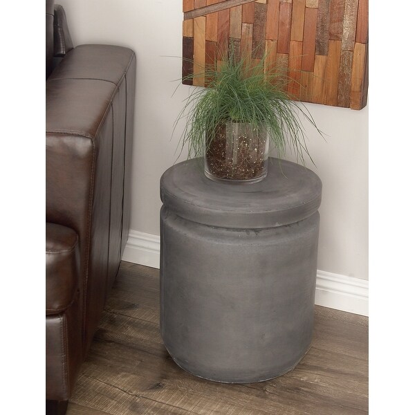 Fiber clay Industrial Outdoor Stool 17 x 15 x 15