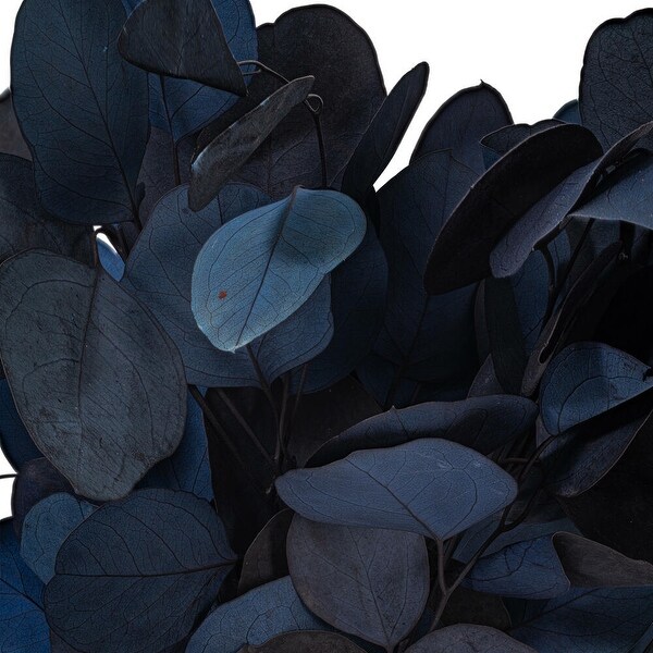 Vickerman 1820 x 8 Natural Preserved Dark Blue Populous Eucalyptus Bunch，3.5 oz.