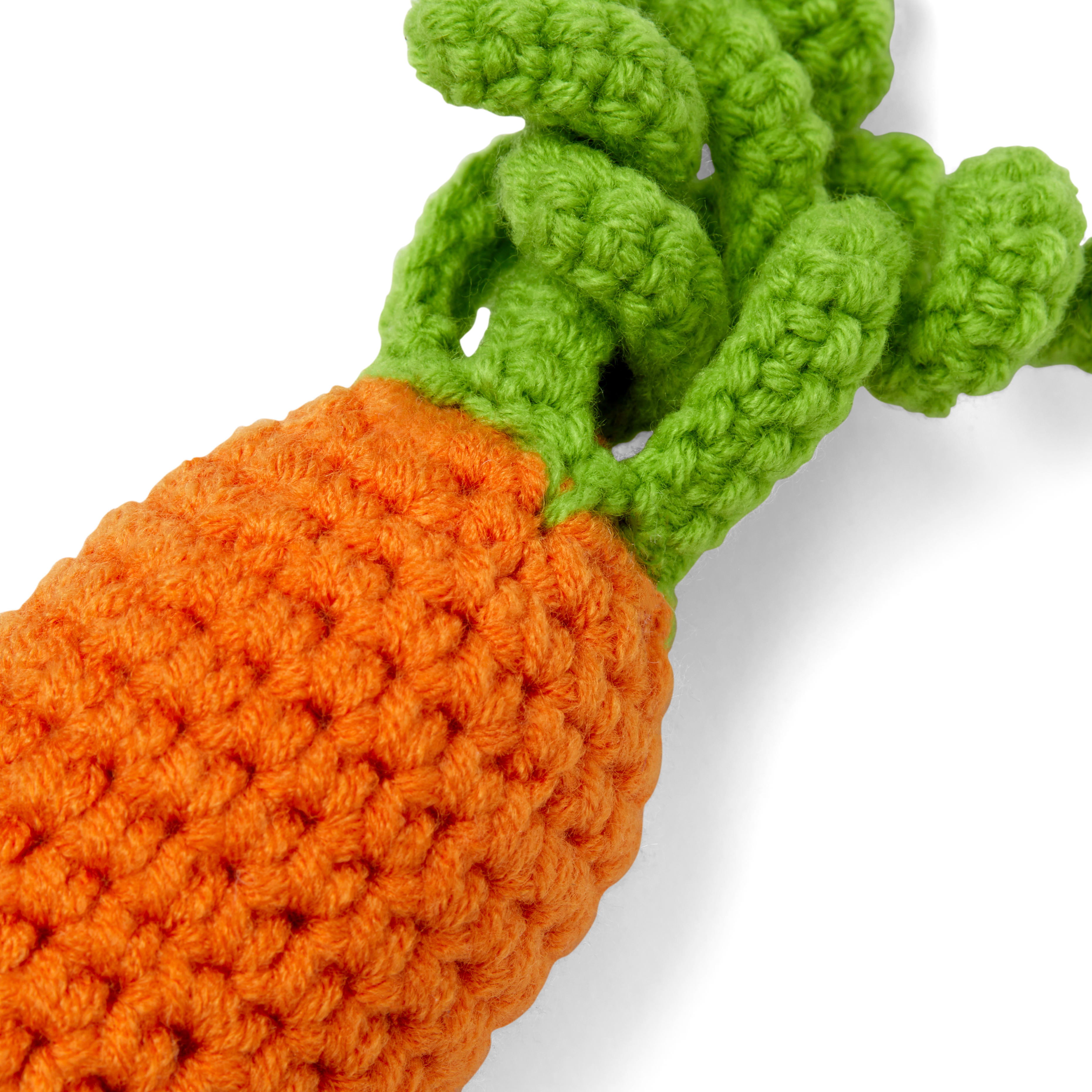 Leaps  Bounds Crochet Carrot Kitten Toy