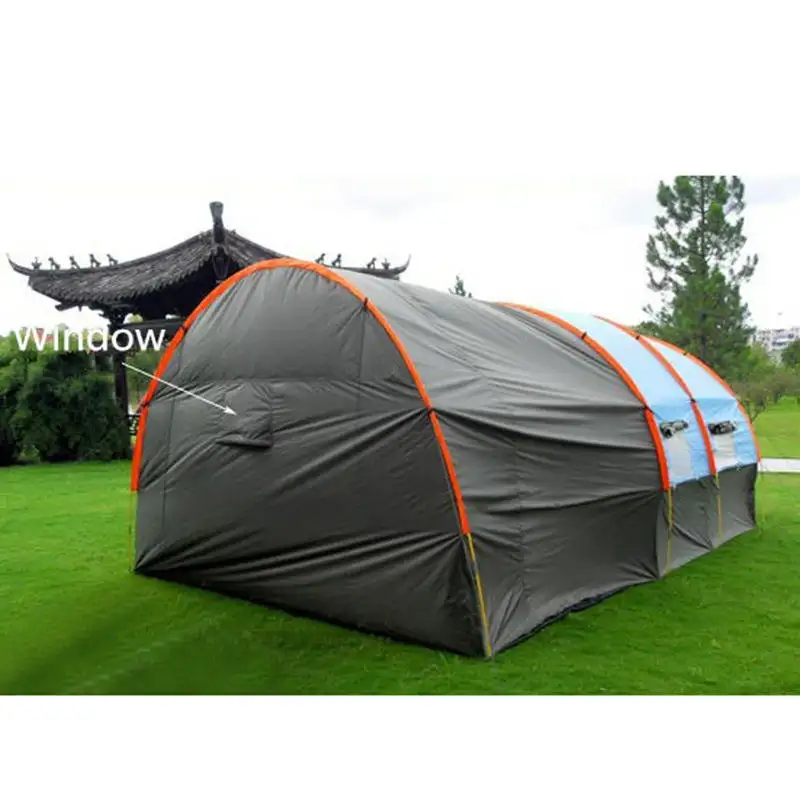 Water Proof Large Space Ultralight Two room Tunnel Family Tent  Outdoor For Camping