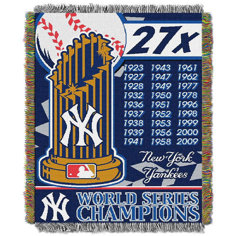 New York Yankees Commemorative Throw by Northwest