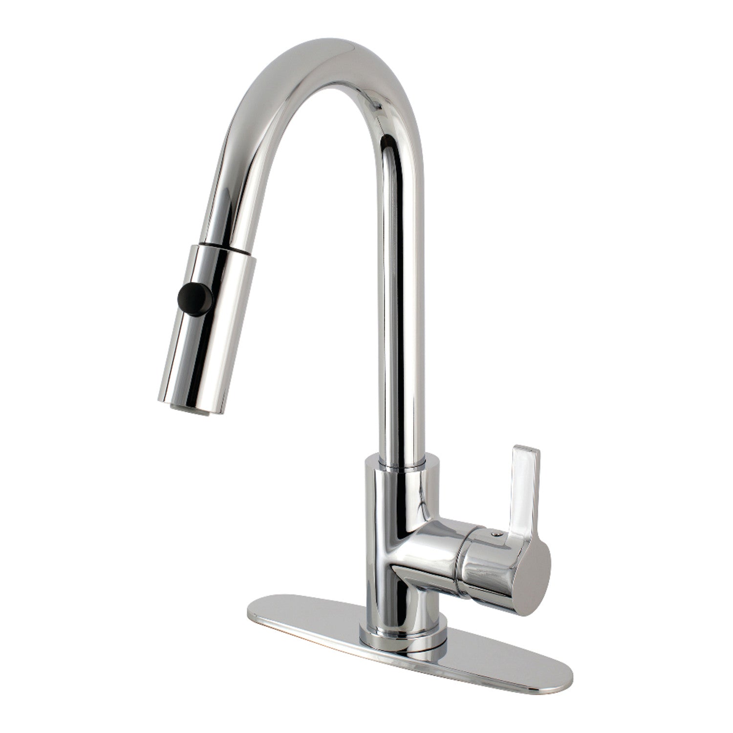 Gourmetier LS8781CTL Continental Single-Handle Pull-Down Kitchen Faucet， Polished Chrome