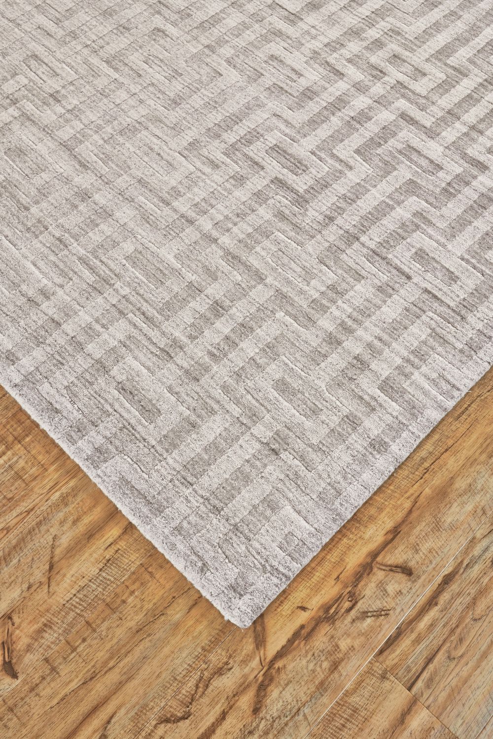 Savona Hand Woven Light Silver Rug by BD Fine