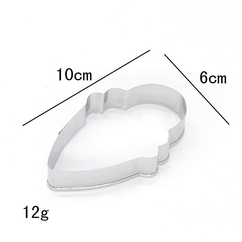 Stainless Steel Ice Cream Shape Cutting Mold - 1pc