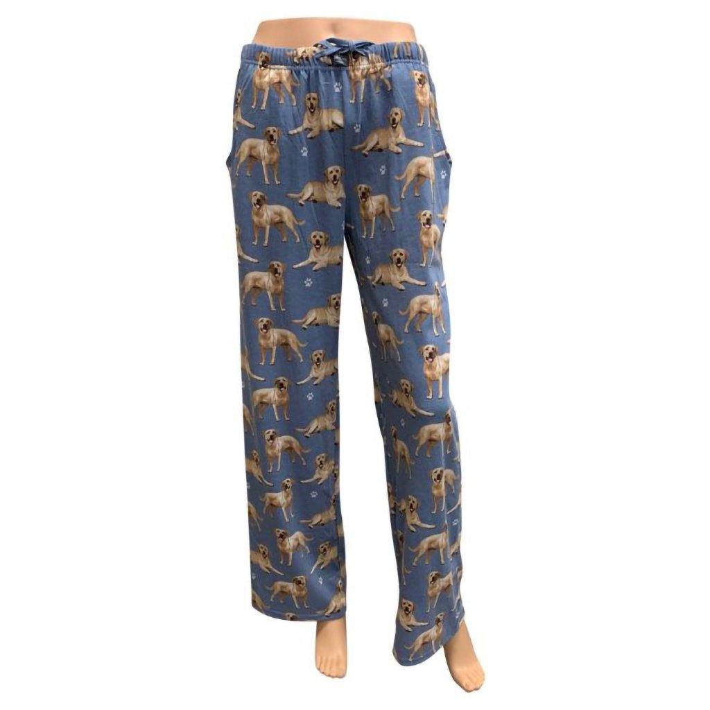 Pet Lover Unisex Pajama Bottoms - Yellow Labrador