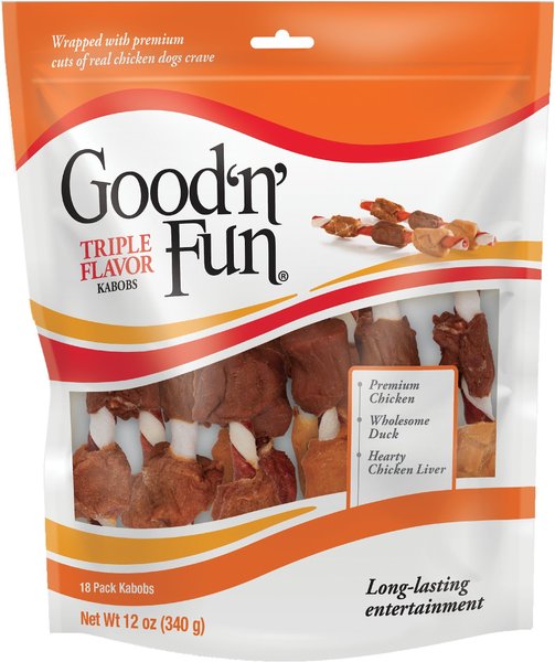 Good 'n' Fun Beef and Chicken Kabob Dog Treats