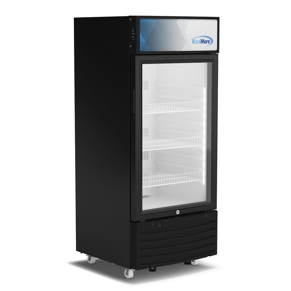 6 cu. ft. One Glass Door Commercial Display Merchandiser Refrigerator (KM MDR 1D 6C)   6 Cu. Ft.