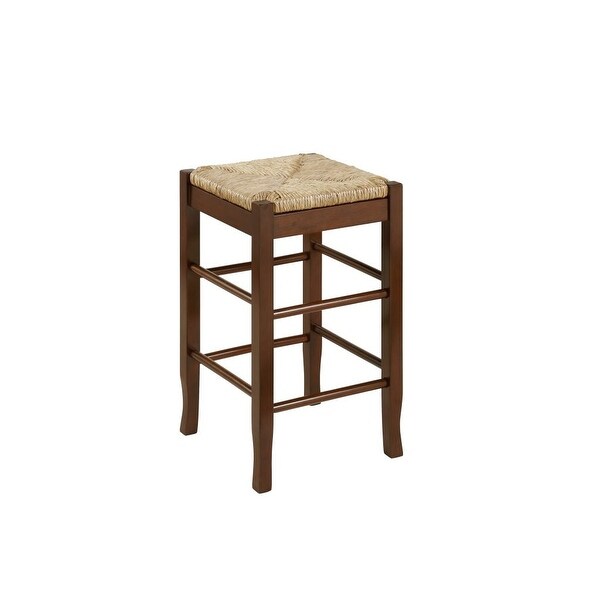 SQ Rush Backless Wood 24-inch Counter Stool