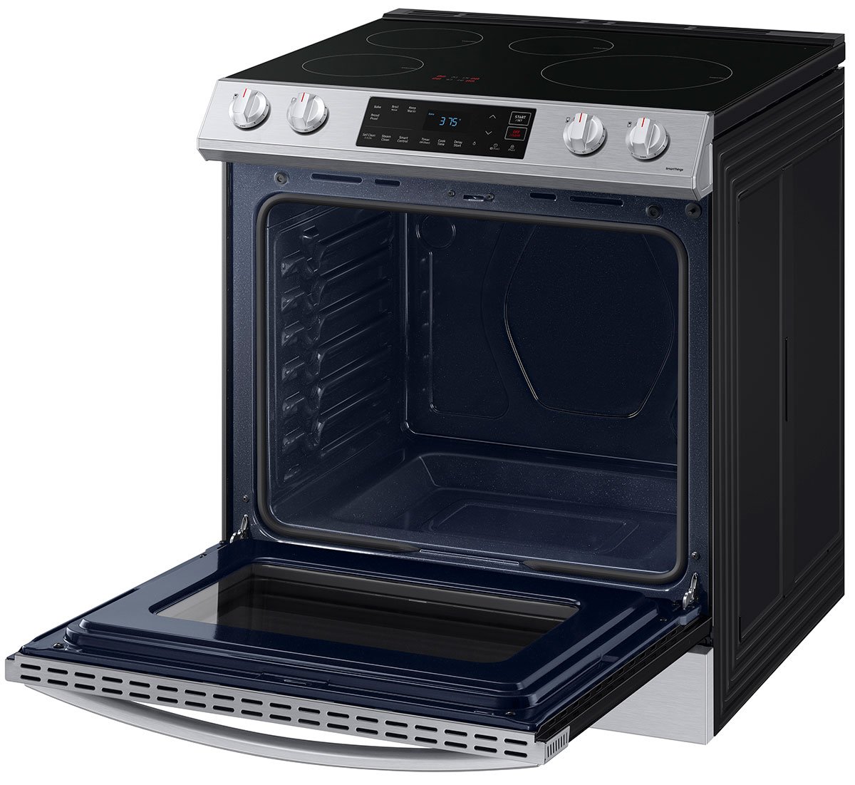  6.3 Cu. Ft. Fingerprint Resistant Stainless Steel Front Control Slide-In Induction Range