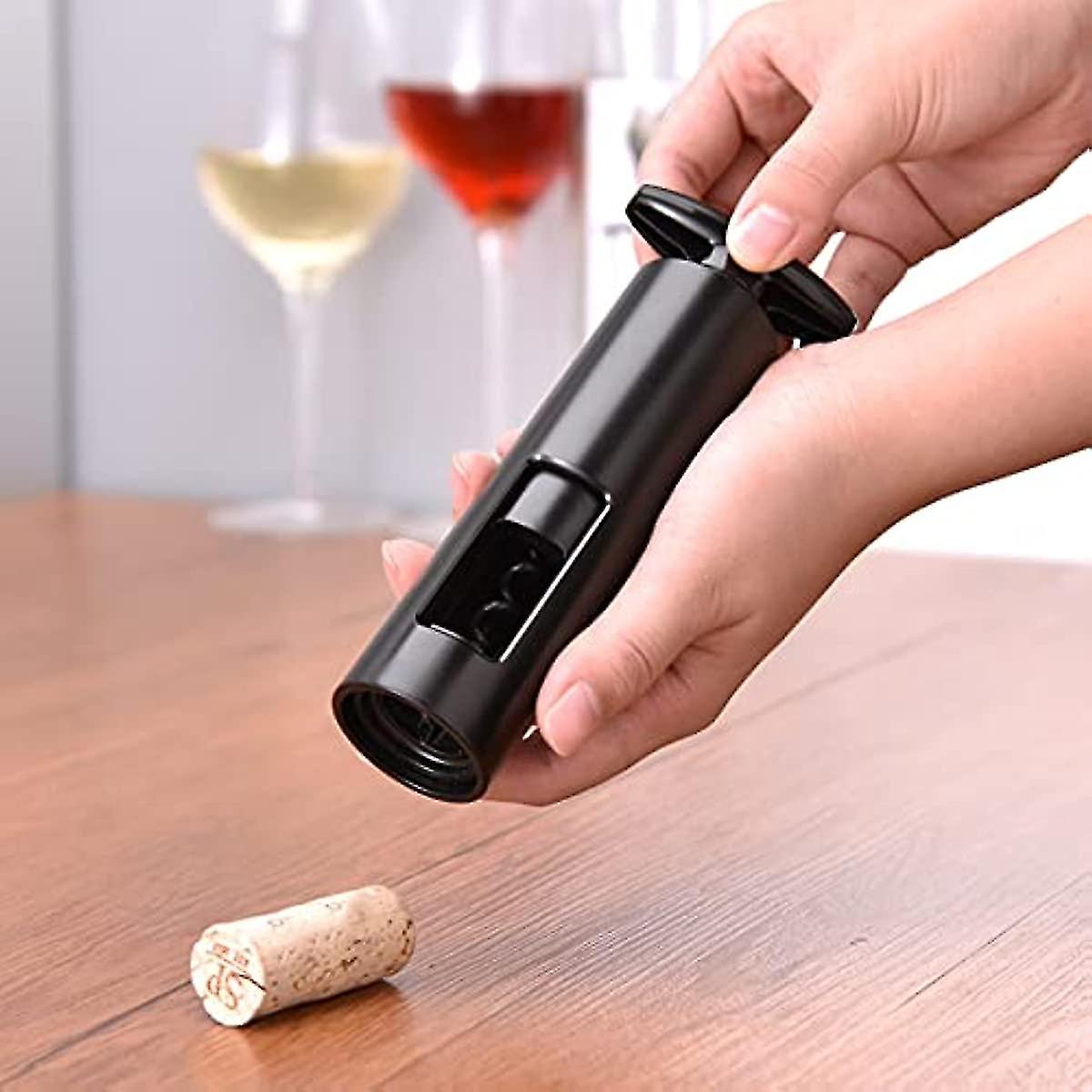 Wine Bottle Opener Corkscrew With Foil Cutter  Easy Operation Reusable Abs Manual Wine Cork Wing Corkscrew For Home  Kitchen  Party  Restaurant  Bar