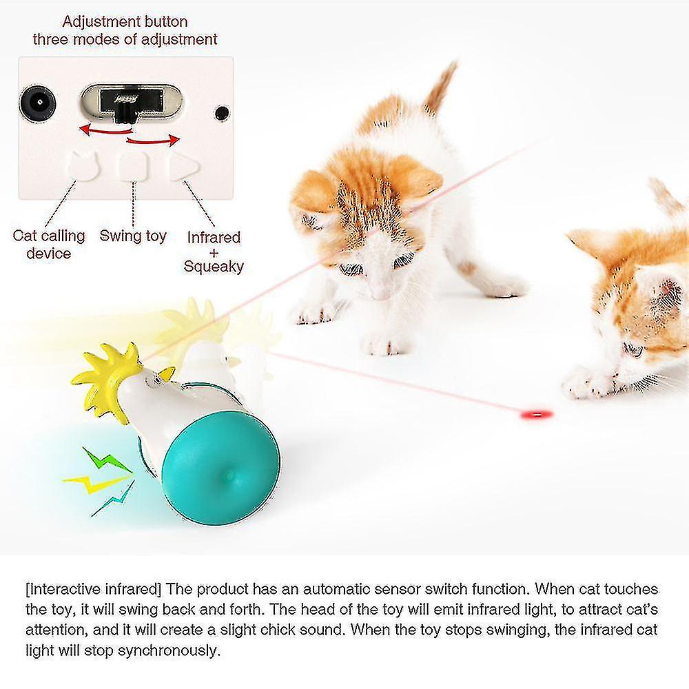 Mobile Cat Laser Sounding Toy Automatic Sensing Obstacle Tumbler Pet Supplies