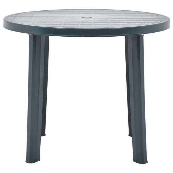 vidaXL Patio Table Green 35