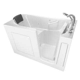 American Standard Gelcoat Premium Series 60 in. Right Hand Walk-In Whirlpool Bathtub in White 3060.109.WRW