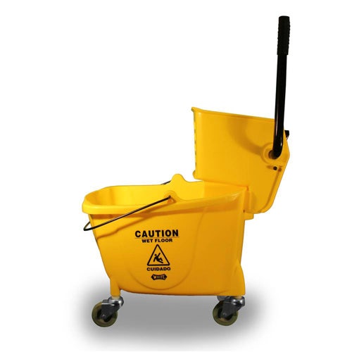 Impact Products 7Y/2636-3Y Combo Sidepress Wringer/Bucket 26-35 Qt 3 Inch Caster Yellow