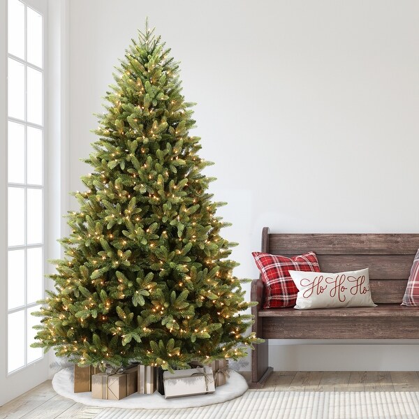 Puleo International 7.5 ft. PreLit 7.5' Westford Spruce Artificial Christmas Tree