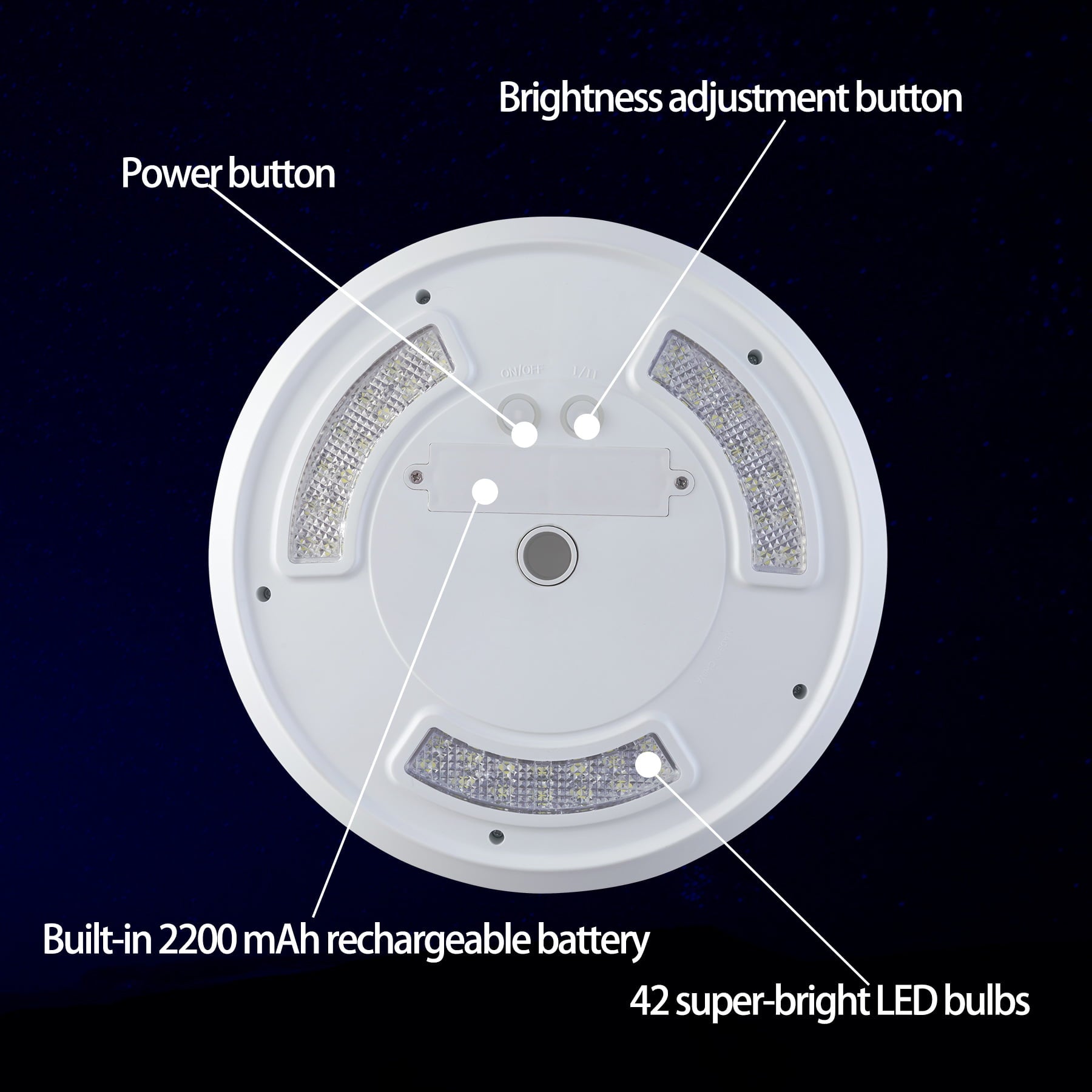 Waterproof Solar Flag Pole light 26 LED Flagpole Downlight Lighting Night Light for 15 to 25 Ft Top