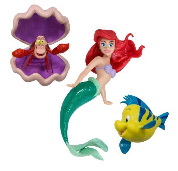 Swimways Disney Little Mermaid Dive Characters Kids x27 Pool Toy Princess Ariel Flounder amp Sebastian