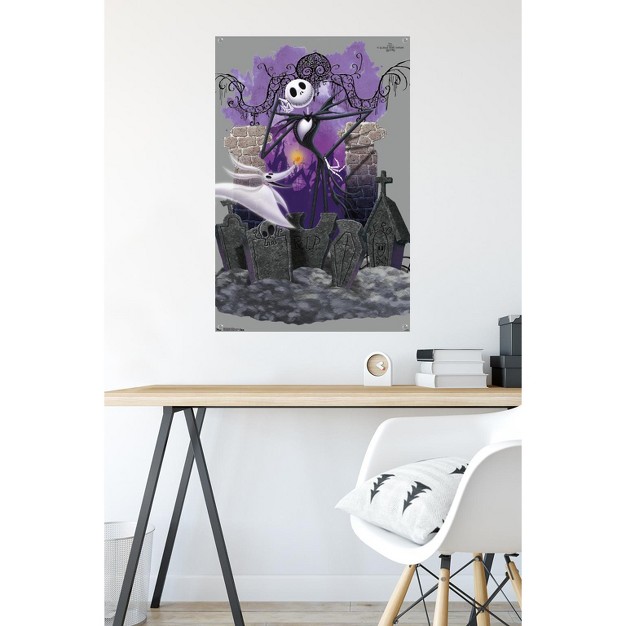 Trends International Disney Tim Burton x27 s The Nightmare Before Christmas Jack And Zero Unframed Wall Poster Prints