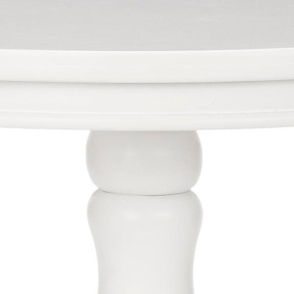 SAFAVIEH Arles White Round Side Table - 20.1