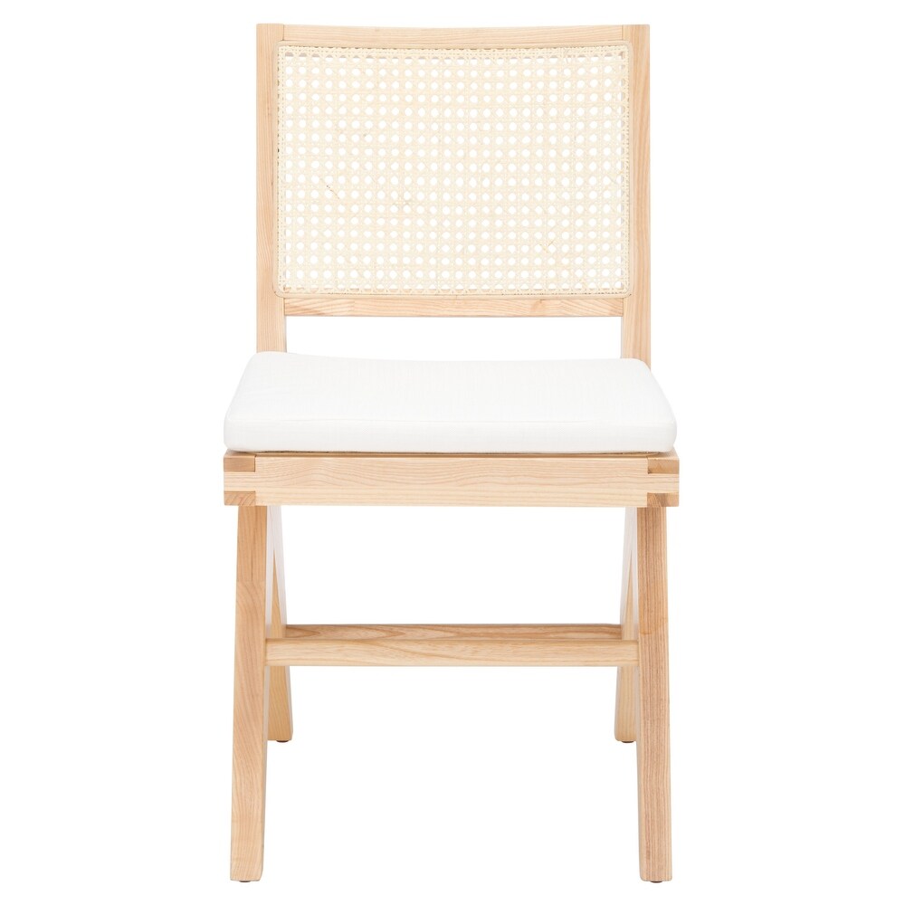 SAFAVIEH Couture Colette Rattan Dining Chair (Set of 2)   18 IN W x 20 IN D x 34 IN H