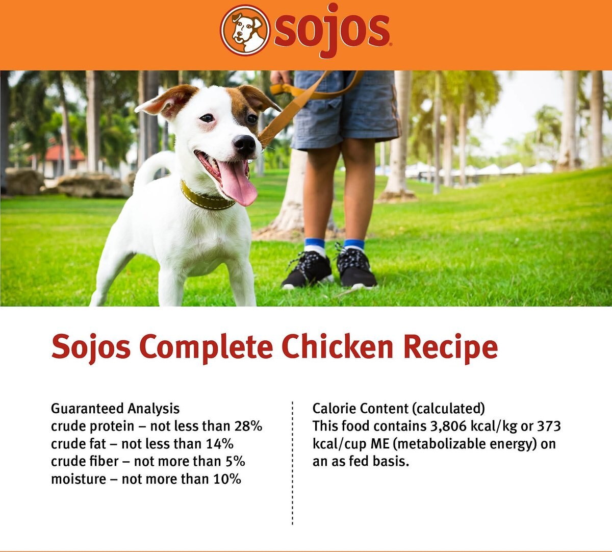 Sojos Complete Chicken Recipe Adult Freeze-Dried Grain-Free Dehydrated Dog Food