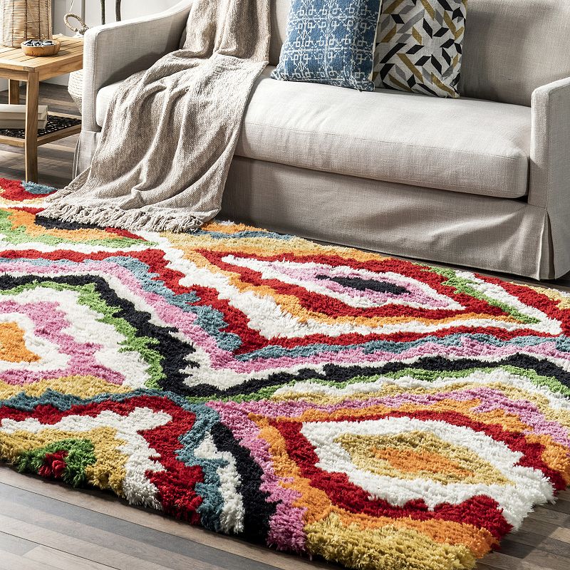 nuLOOM Carnival Abbey Shaggy Area Rug