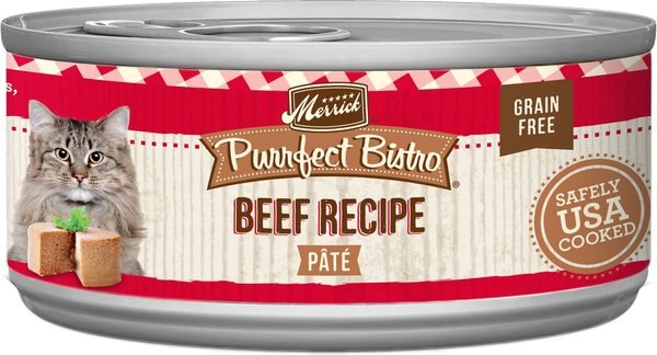 Merrick Purrfect Bistro Beef Pate Grain-Free Canned Cat Food