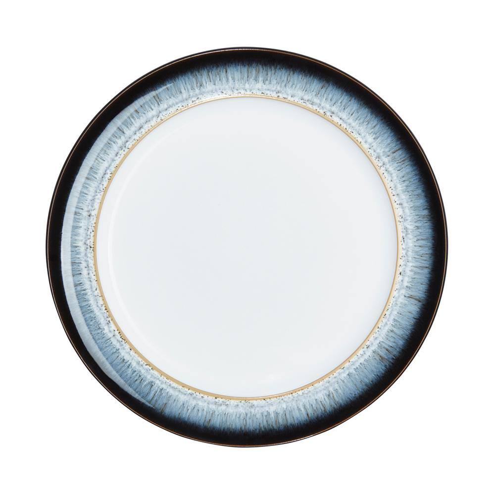 Denby Halo Wide Rimmed Blue Dinner Plate HLO-003W