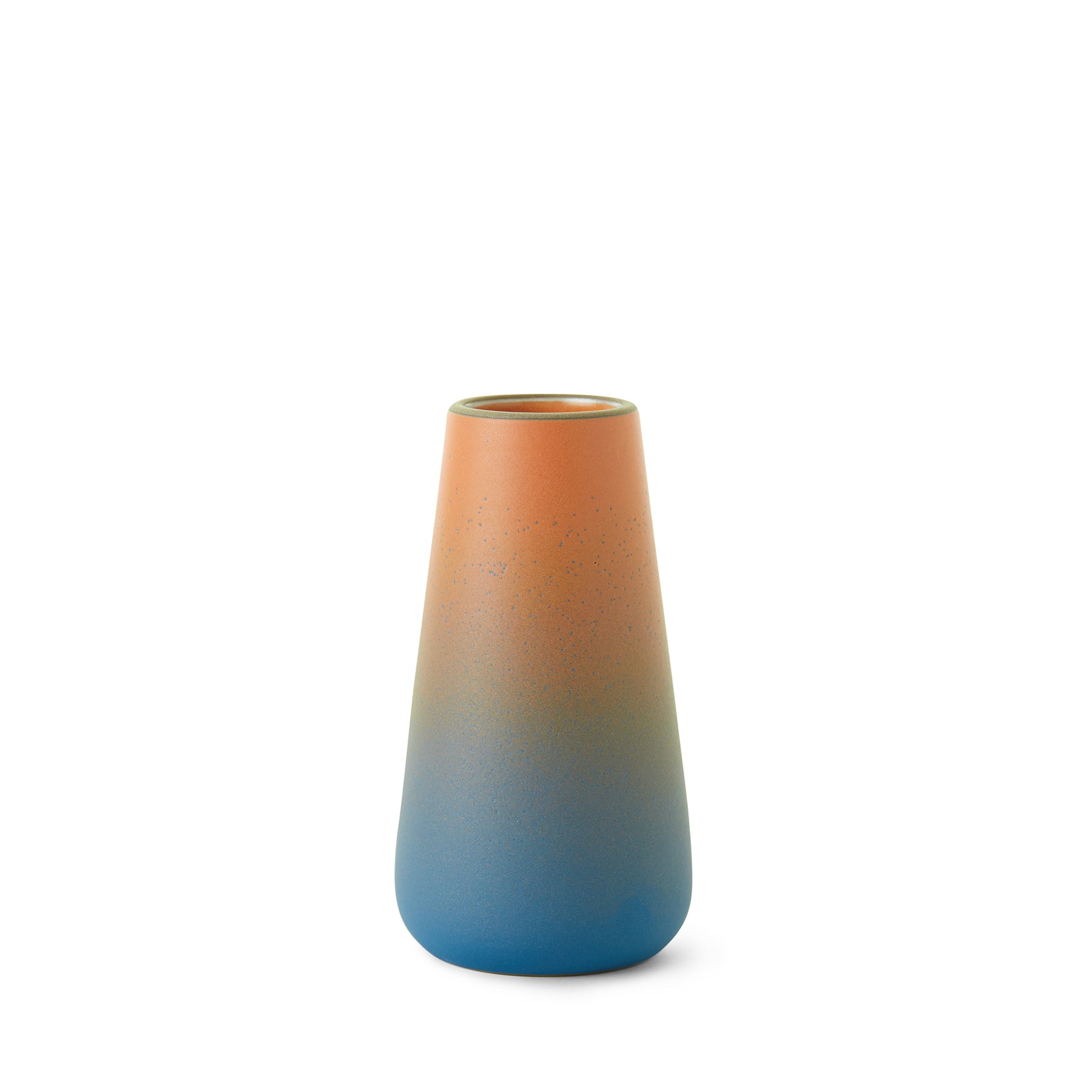 Cone Vase in Tangerine / Stillwater