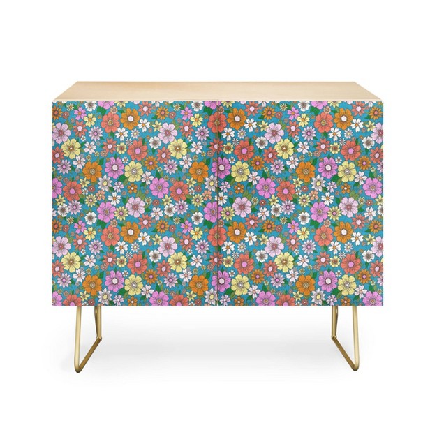 Schatzi Betty Floral Credenza Deny Designs