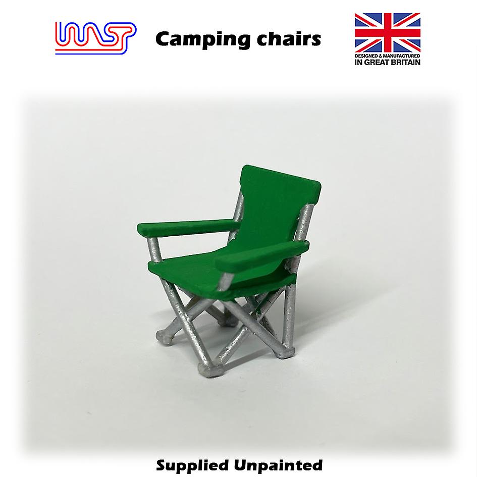 Slot Car Scenery Track Side 2 x Camping Chairs 1:32 Scale Wasp