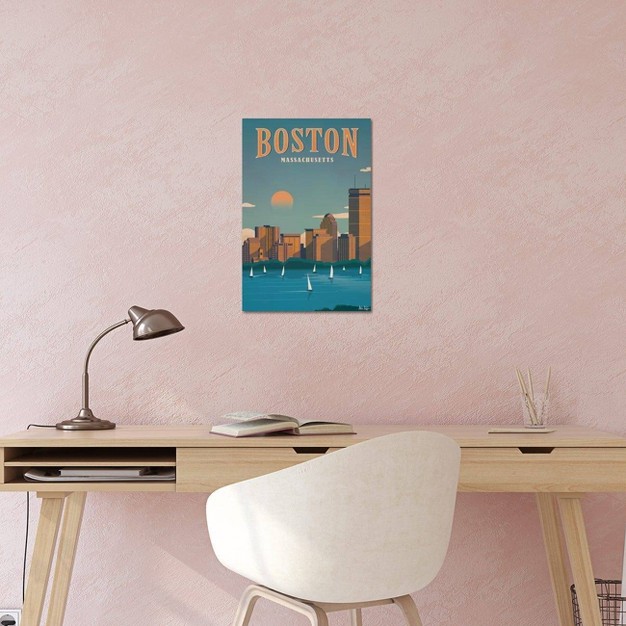 Boston By Ideastorm Studios Unframed Wall Canvas Icanvas