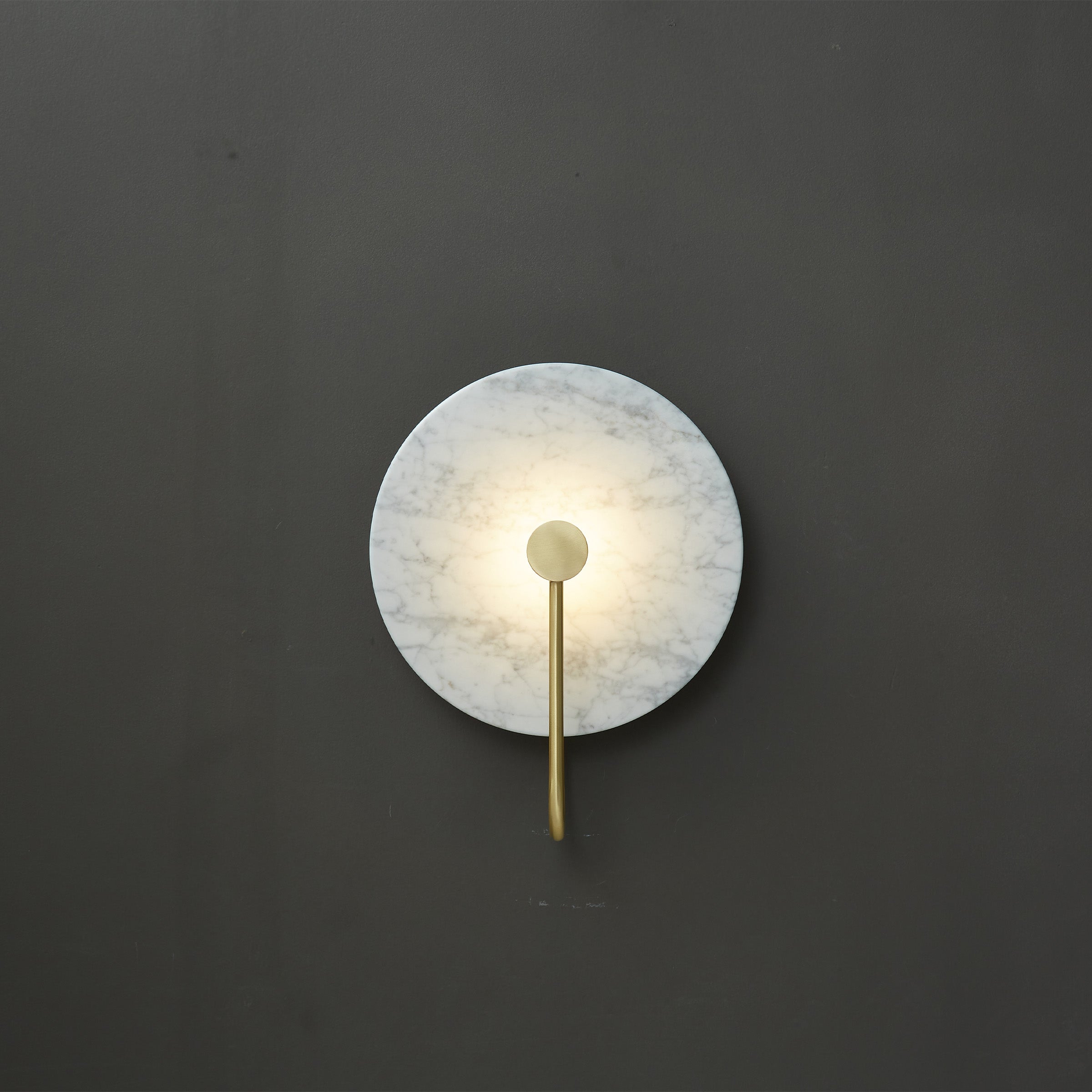 White Marble Wall Lamp 6615-We