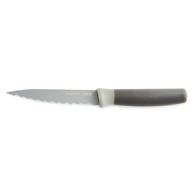 Berghoff Balance Non stick Stainless Steel Serrated Utility Knife 4 5 quot Recycled Material