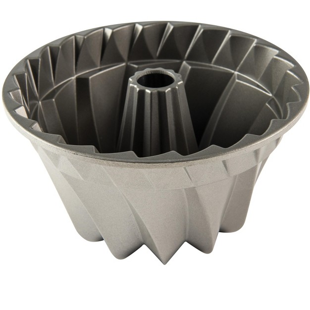 Nordic Ware Platinum Collection Kugelhopf Bundt Pan Silver