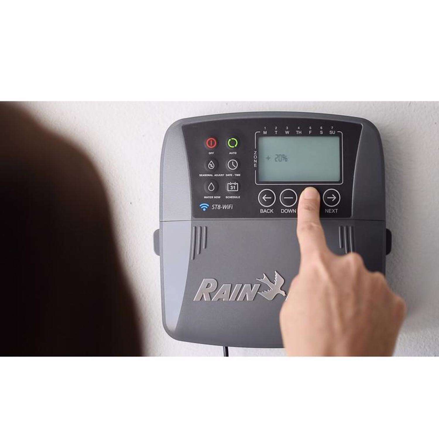 Rain Bird Programmable 8 Zone WiFi Sprinkler Timer