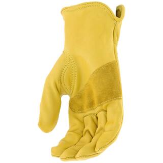 West Chester Grain Cowhide Leather Large Work Gloves HD84000LSPS6