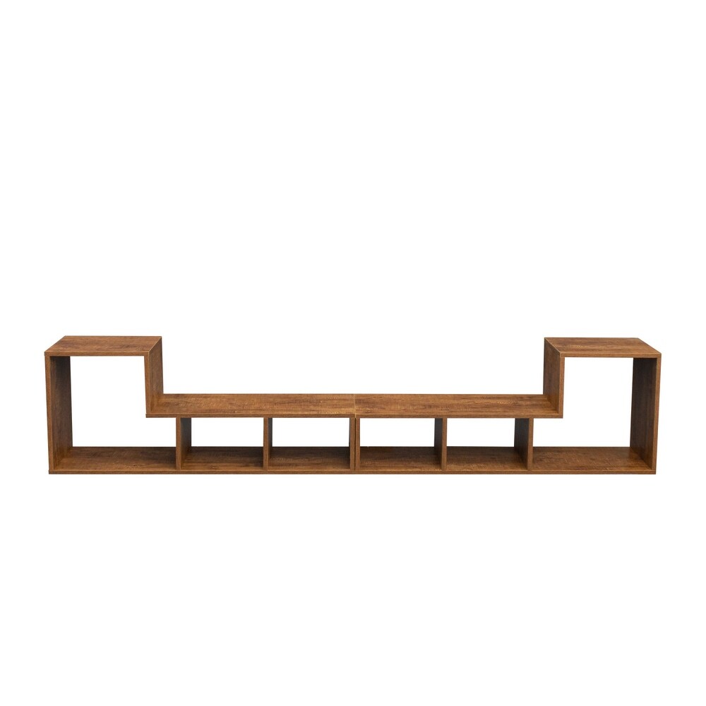 Double L Shaped TV Stand，Display Shelf