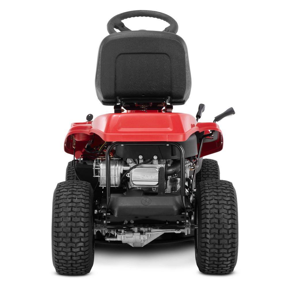 Troy-Bilt 30 in. 10.5 HP Briggs and Stratton Engine 6-Speed Manual Drive Gas Rear Engine Riding Mower with Mulch Kit Included TB30B