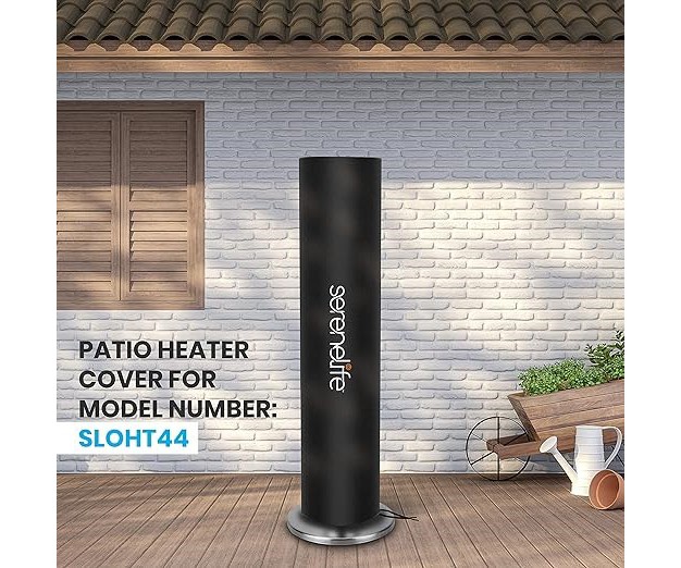 Serenelife Patio Heater Cover For Sloht44 Infrared Outdoor Electric Space Heater Durable Tearproof amp Waterproof Dustproof