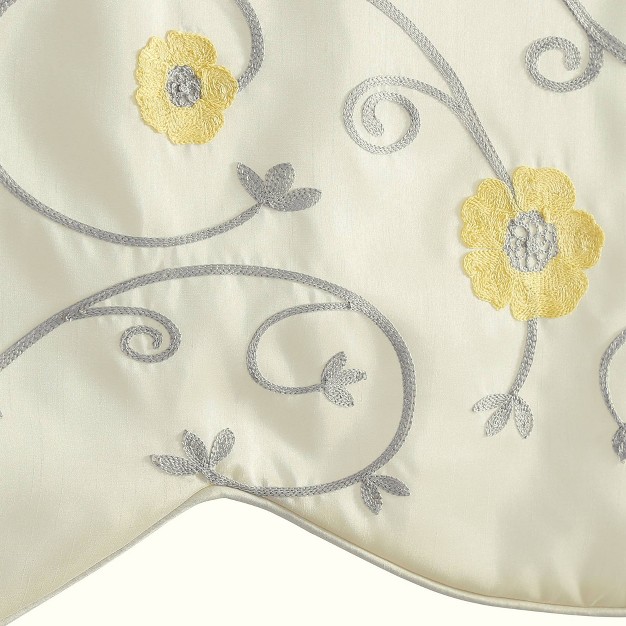 Royal Garden Window Valance Yellow Lush D cor