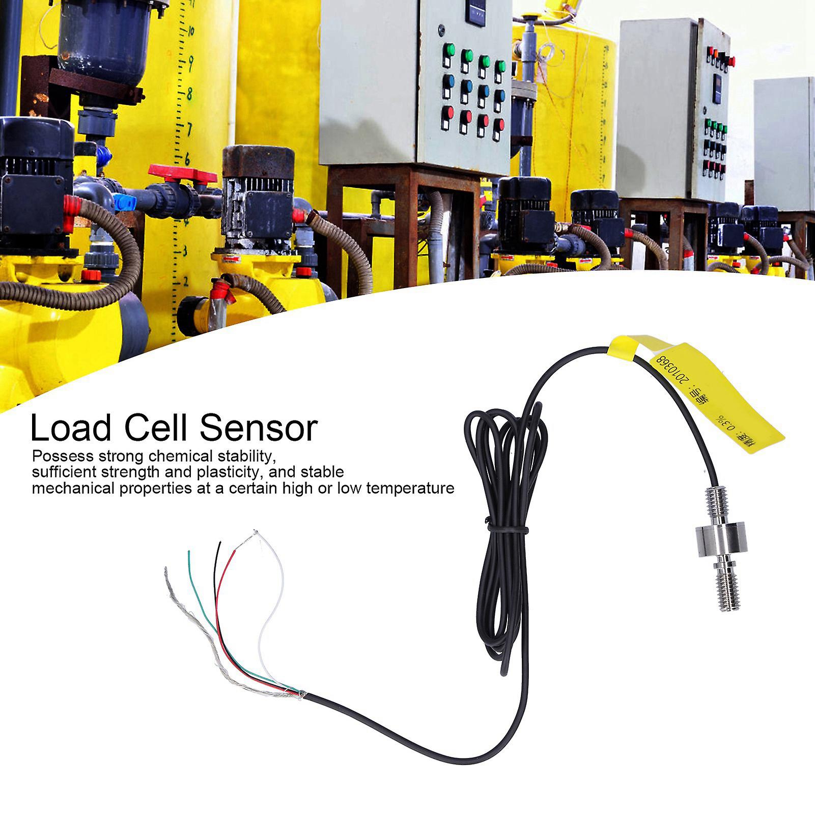 Mini Pull Pressure Force Sensor Industrial Automation Load Cell With Cable Stainless Steel - High Accuracy Strain Sensor For Tension And Pressure Meas