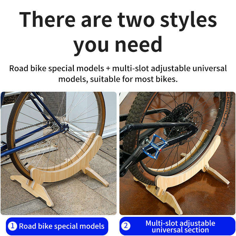 TIANJI bike rack home free stand bike rack parking wooden bike rack