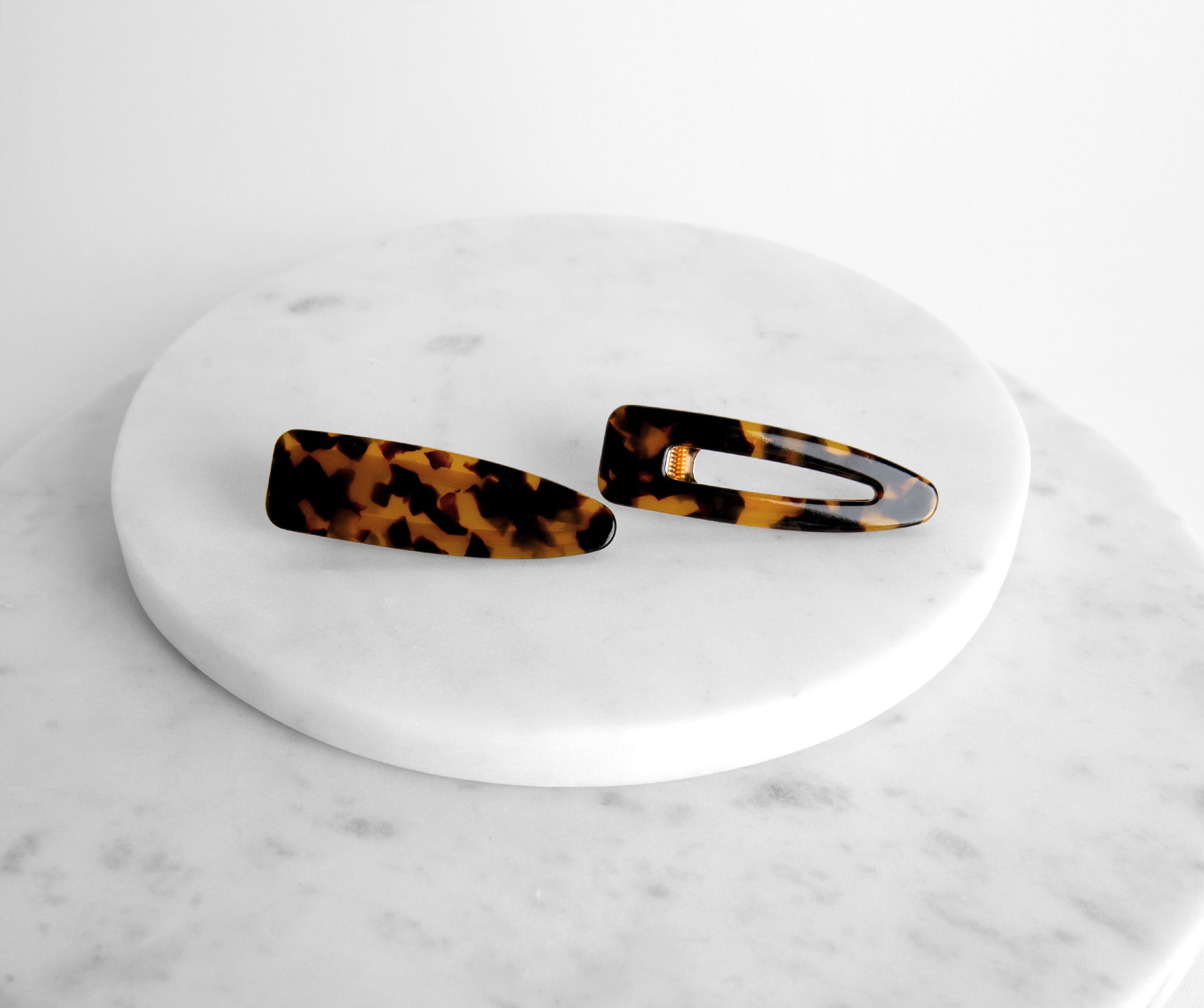 Tortoise Shell Hair Clips