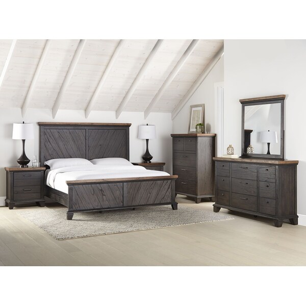 The Gray Barn Overlook Rustic 5-piece Bedroom Set - - 26386255